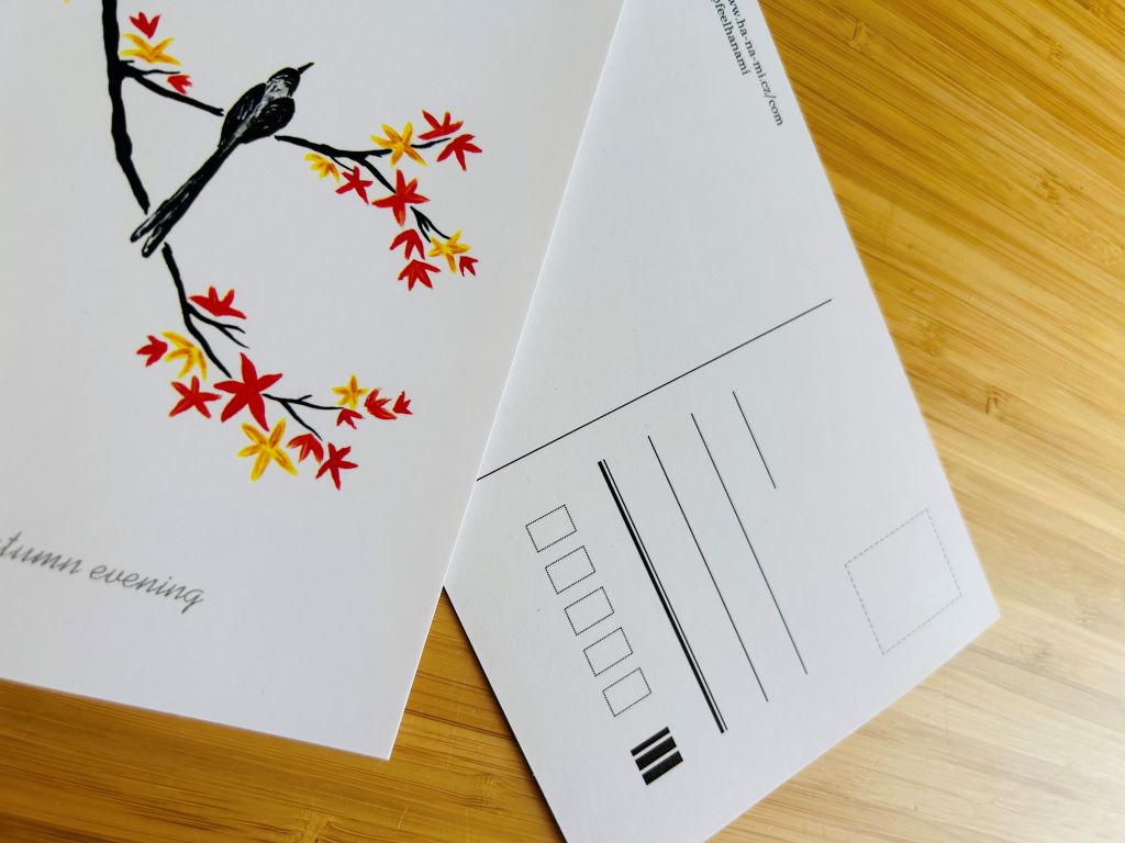 Postcard "Autumn Evening" A6