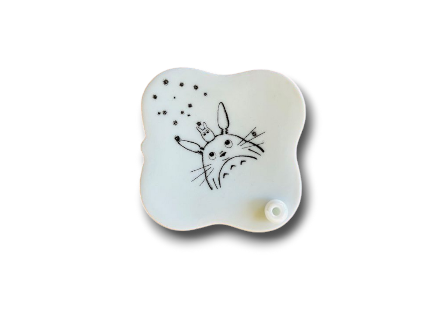 porcelánový stojánek na vonné tyčinky "Totoro"  5,5x5,5 cm