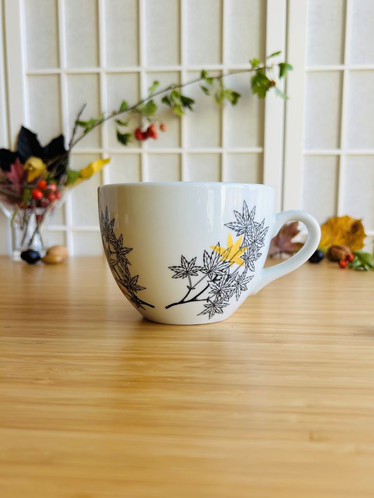 Wide mug "Javory" with gold 480 ml