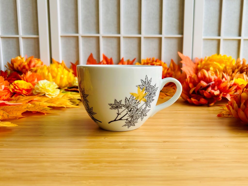 Wide mug "Javory" with gold 480 ml