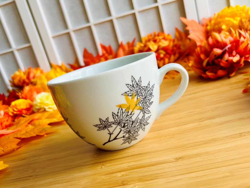 Wide mug "Javory" with gold 480 ml