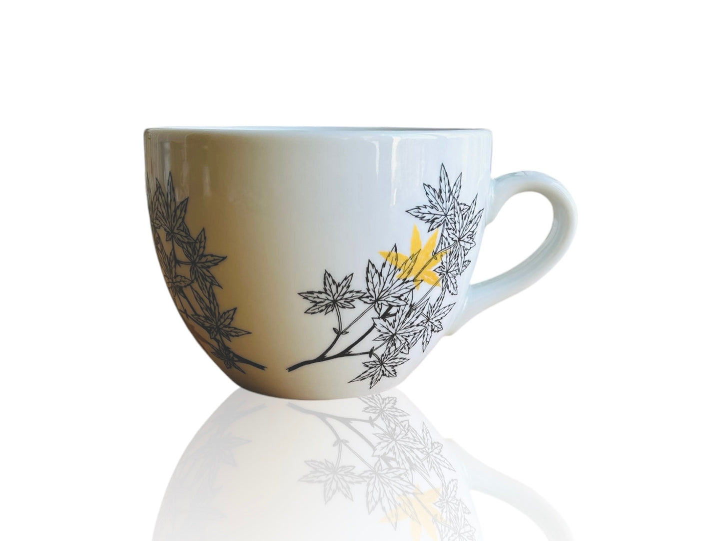 Wide mug "Javory" with gold 480 ml