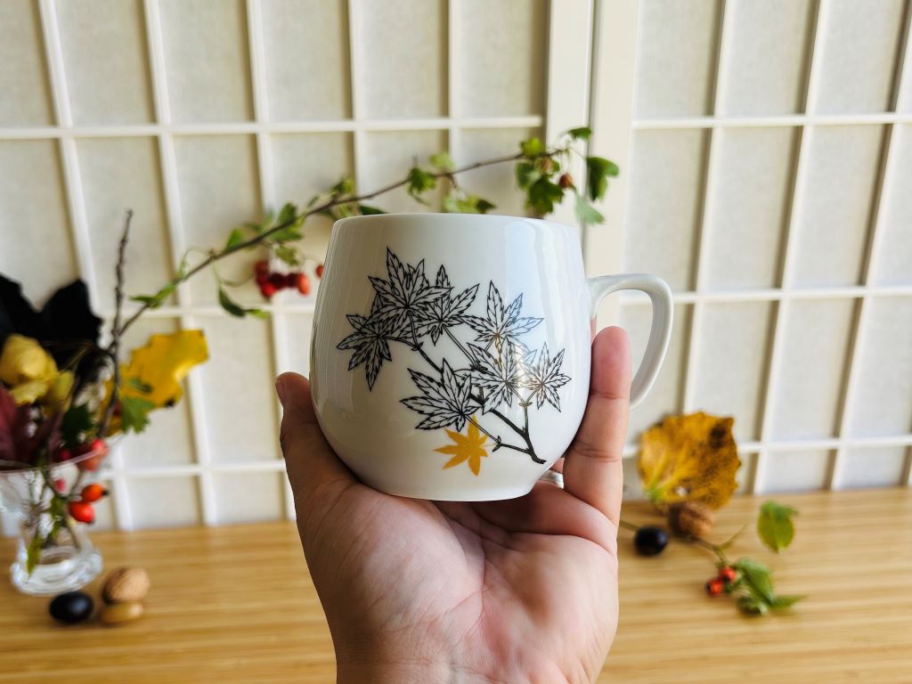 "Maple" mug with gold 300 ml