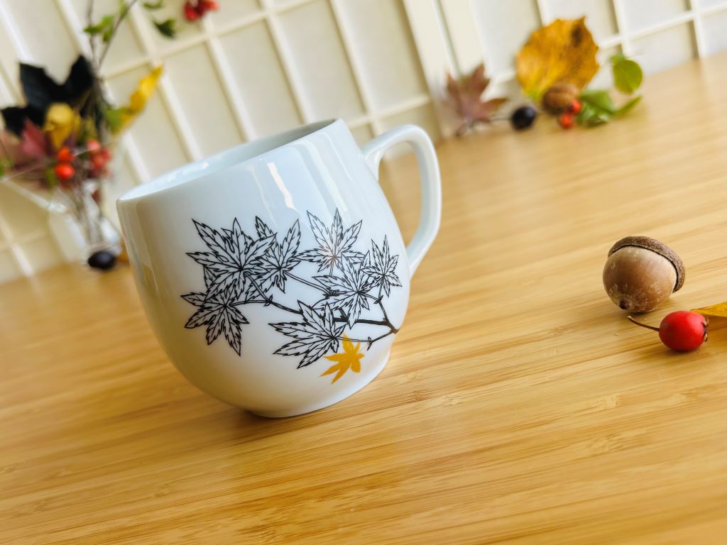 "Maple" mug with gold 300 ml