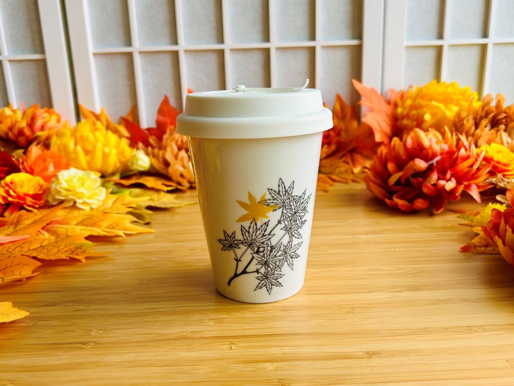 Maple Leaf To Go Mug with Gold 300 ml