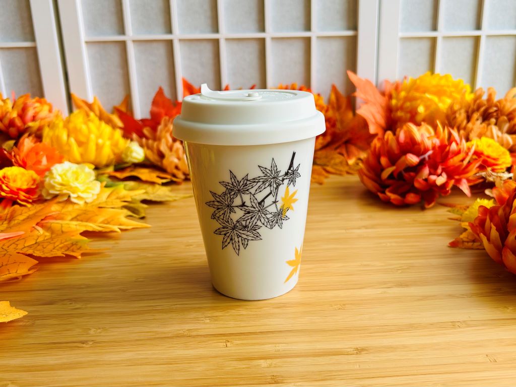 Maple Leaf To Go Mug with Gold 300 ml