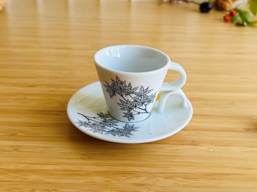 espresso cup with saucer "Javory" with gold 45 ml