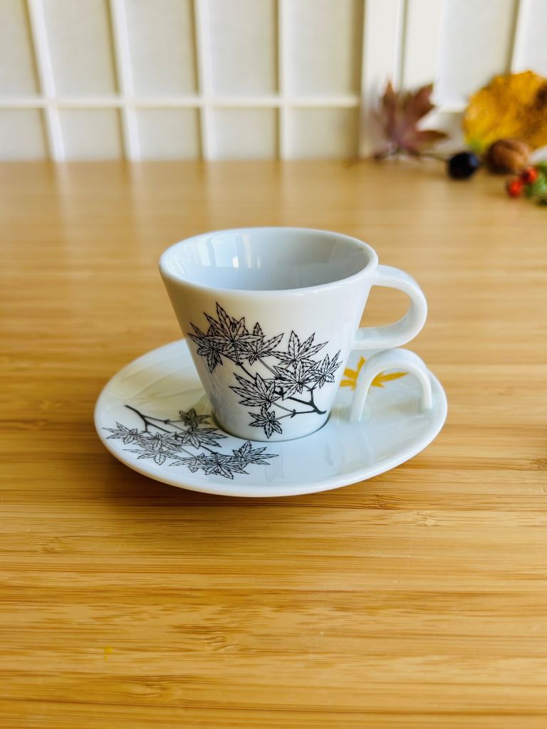 espresso cup with saucer "Javory" with gold 45 ml