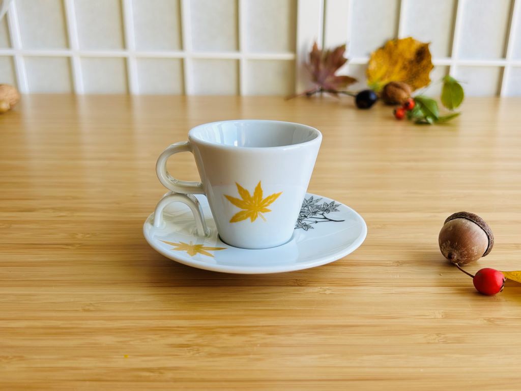 espresso cup with saucer "Javory" with gold 45 ml