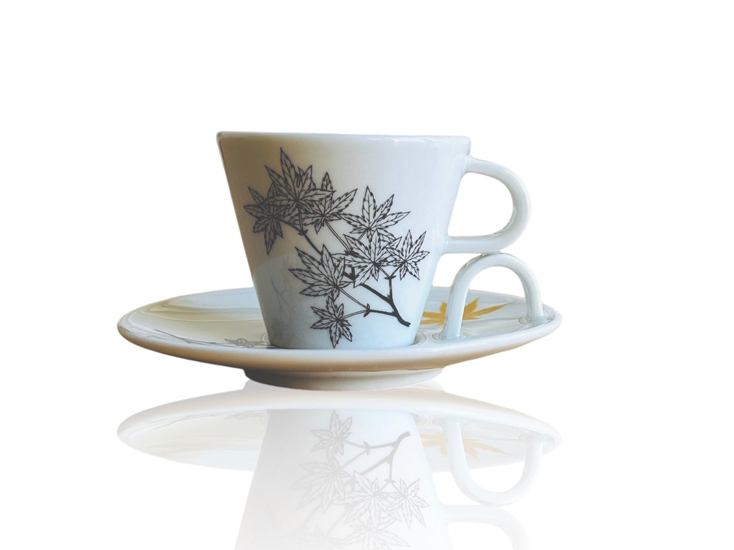 espresso cup with saucer "Javory" with gold 45 ml