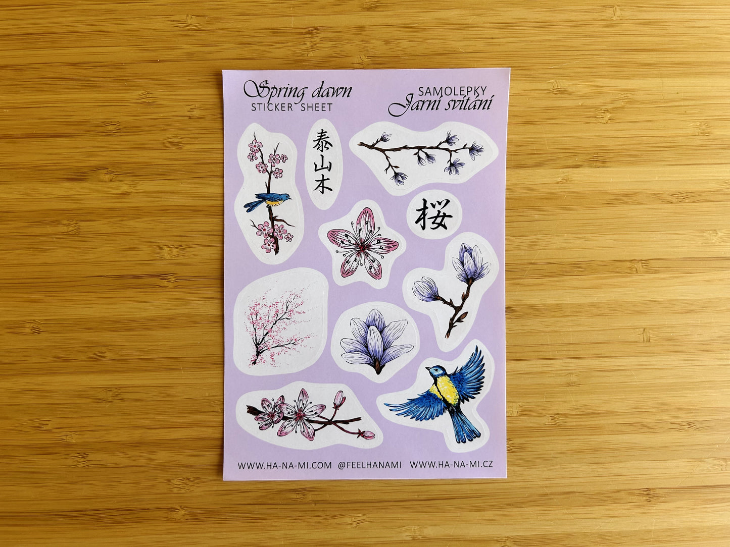 Gift set "Spring Japan" paper