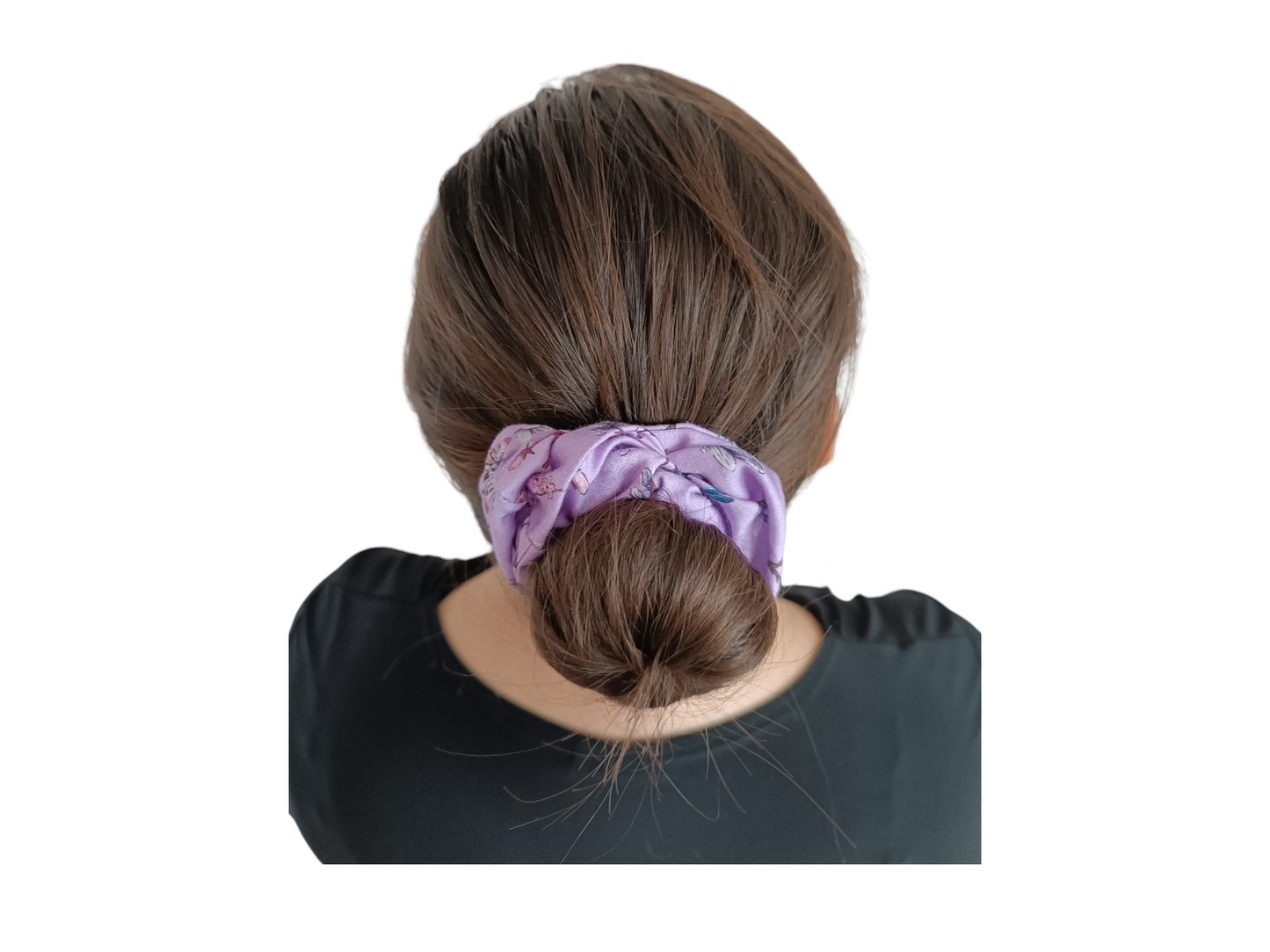 Scrunchie "Spring Japan" fabric hair tie
