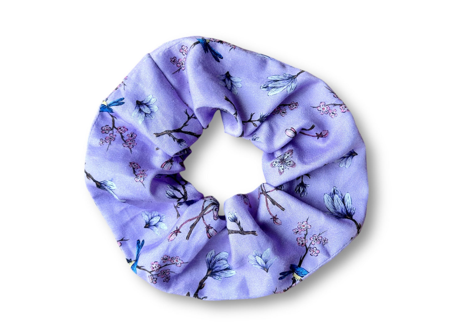 Scrunchie "Spring Japan" fabric hair tie