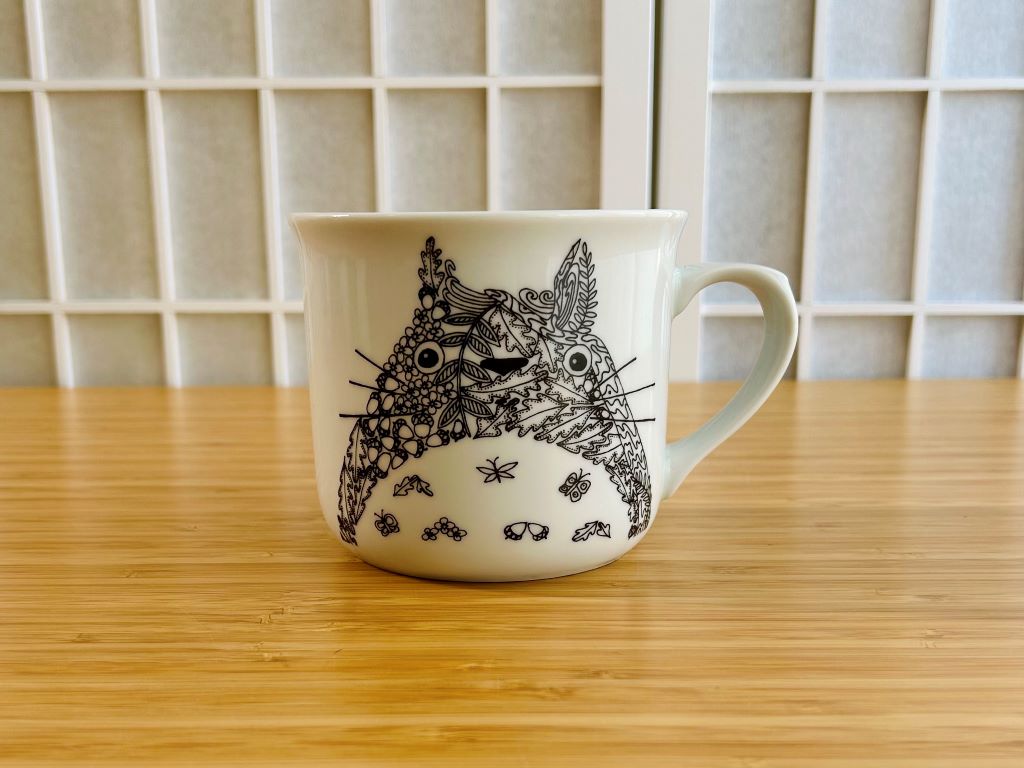 large mug "Totoro colouring book" 650 ml