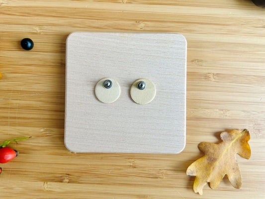 Ceramic earrings "Spring Japan"