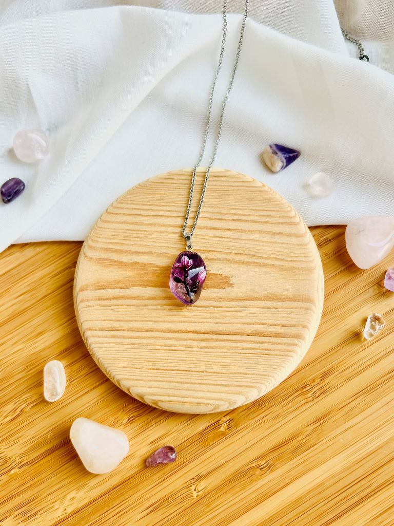 Necklace "Scent of a Spring Dream" amethyst