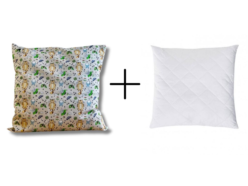 Pillowcase "Totoro and other forest spirits"