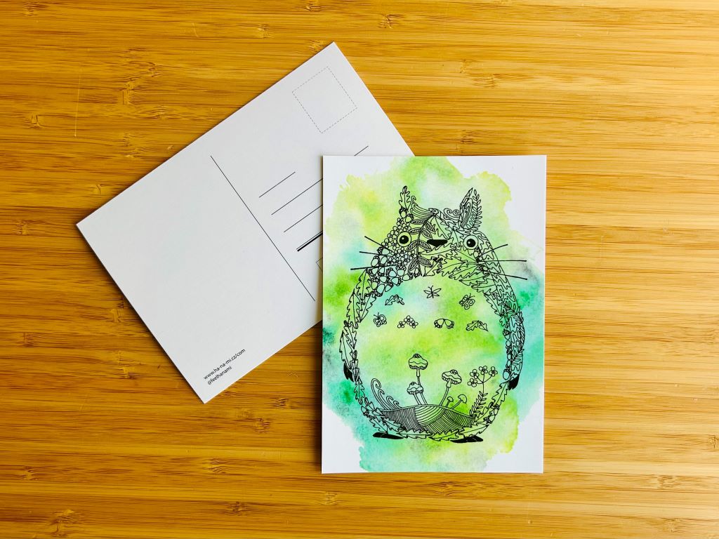 Postcard "Totoro" A6