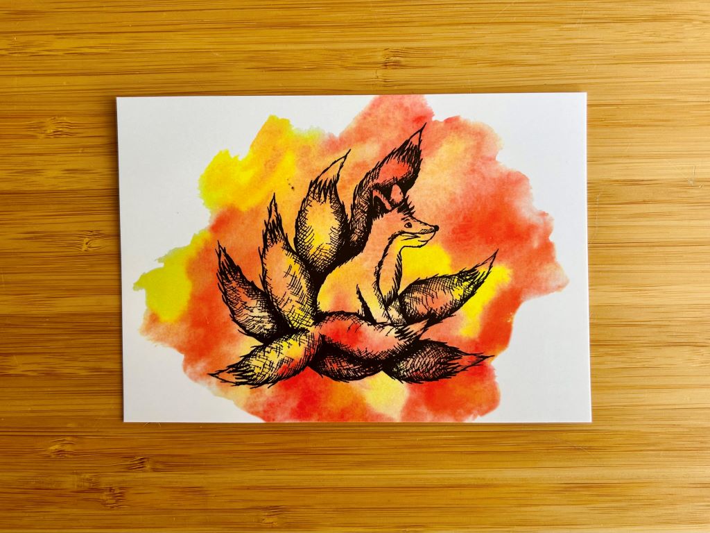 Postcard "Kyuubi no Kitsune" A6
