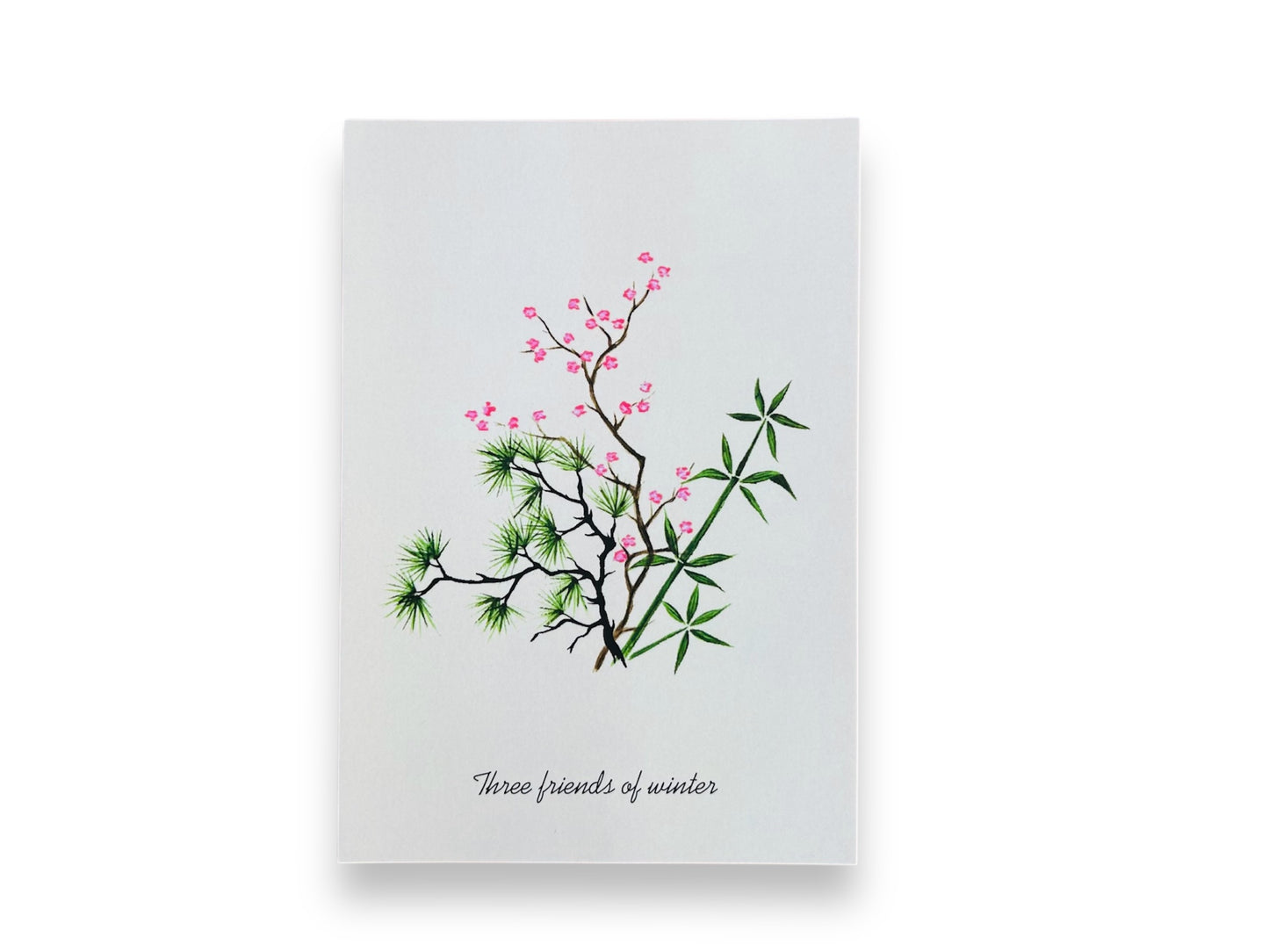 Postcard "Three Friends of Winter" A6