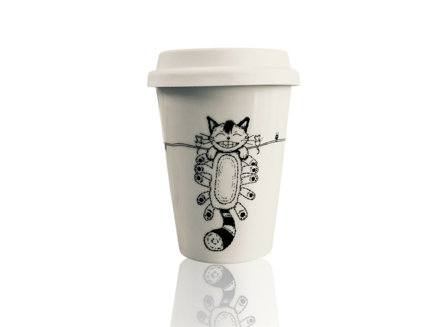 To-Go mug "Cat Bus" 300 ml
