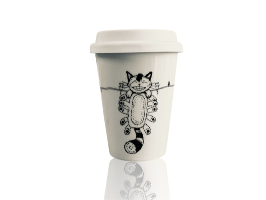 To-Go mug "Cat Bus" 300 ml