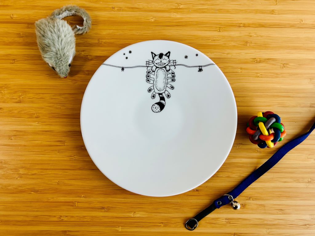 Dessert plate "Kočkobus" diameter 20 cm