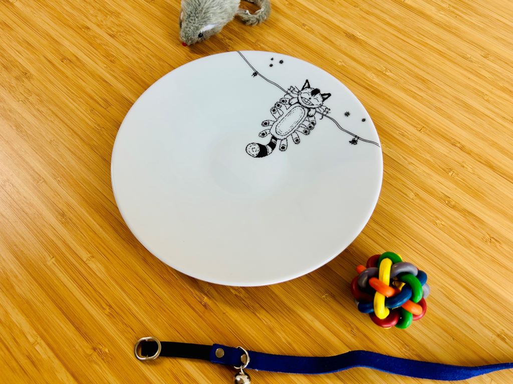 Dessert plate "Kočkobus" diameter 20 cm