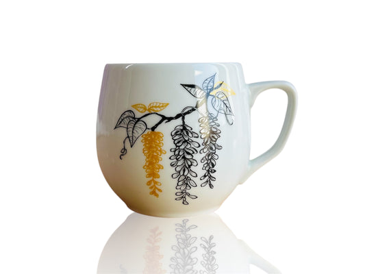 Mug "Wisteria" with gold 300 ml