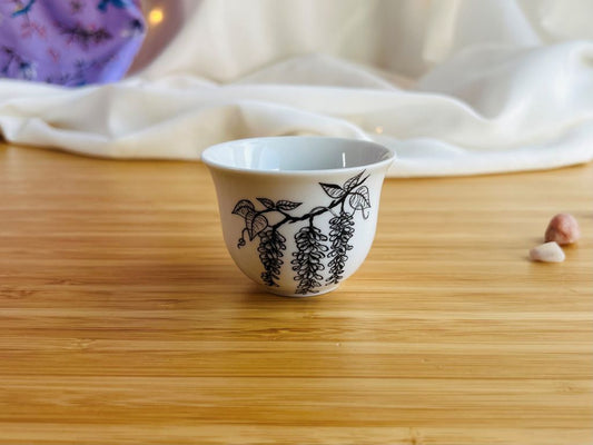 Becher für Sake und Tee „Wisteria“ 50 ml