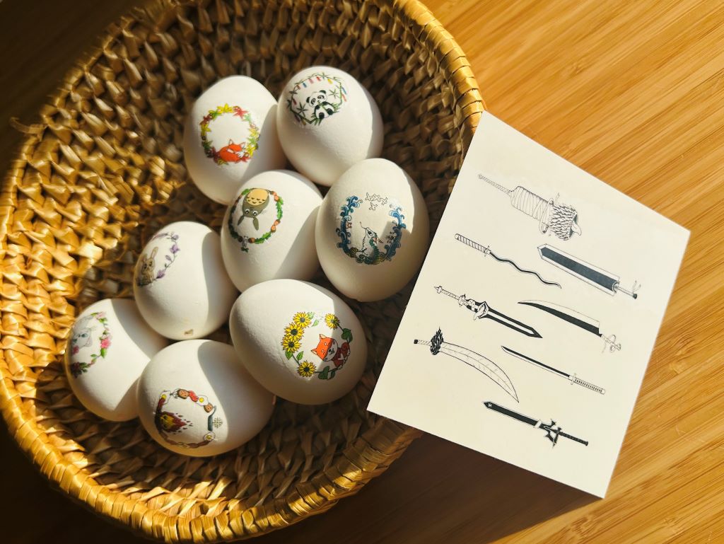Temporary tattoo "Anime Swords"