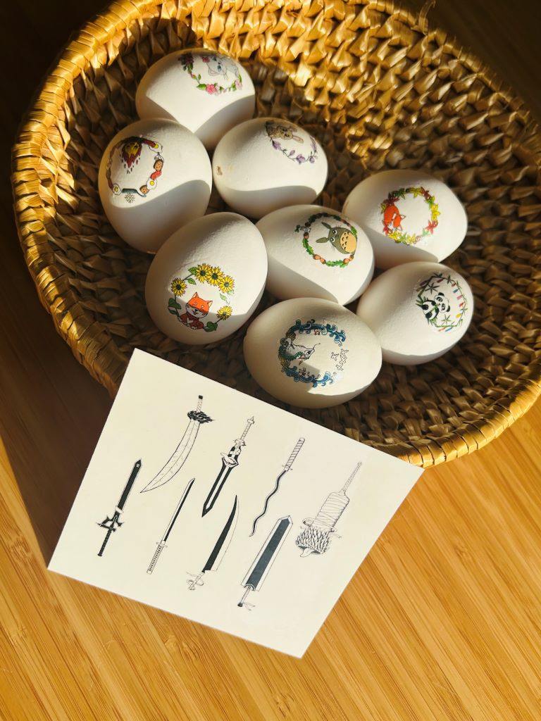 Temporary tattoo "Anime Swords"