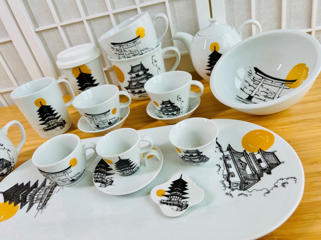 Wide Mug "Torii Gate" 480 ml