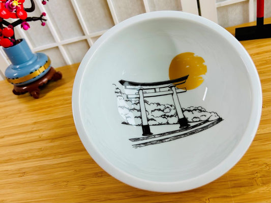 large bowl "Torii Gate" diameter 16 cm