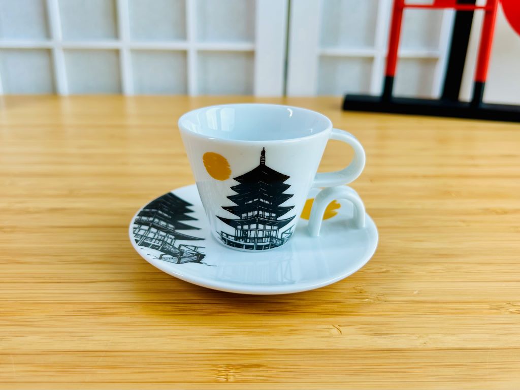 espresso hrneček s podšálkem "Pagoda" 45 ml