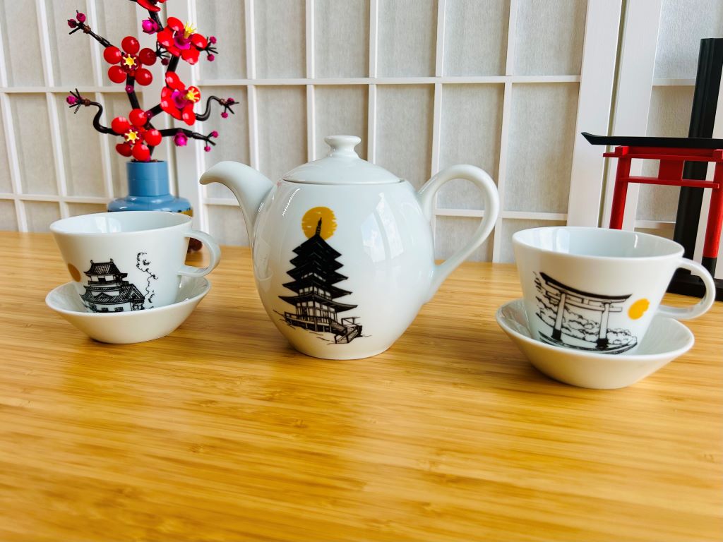 Teeservice „Architektur des alten Japans“