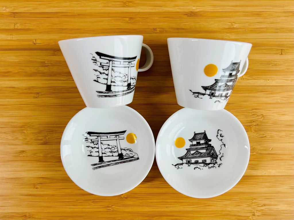 Teeservice „Architektur des alten Japans“