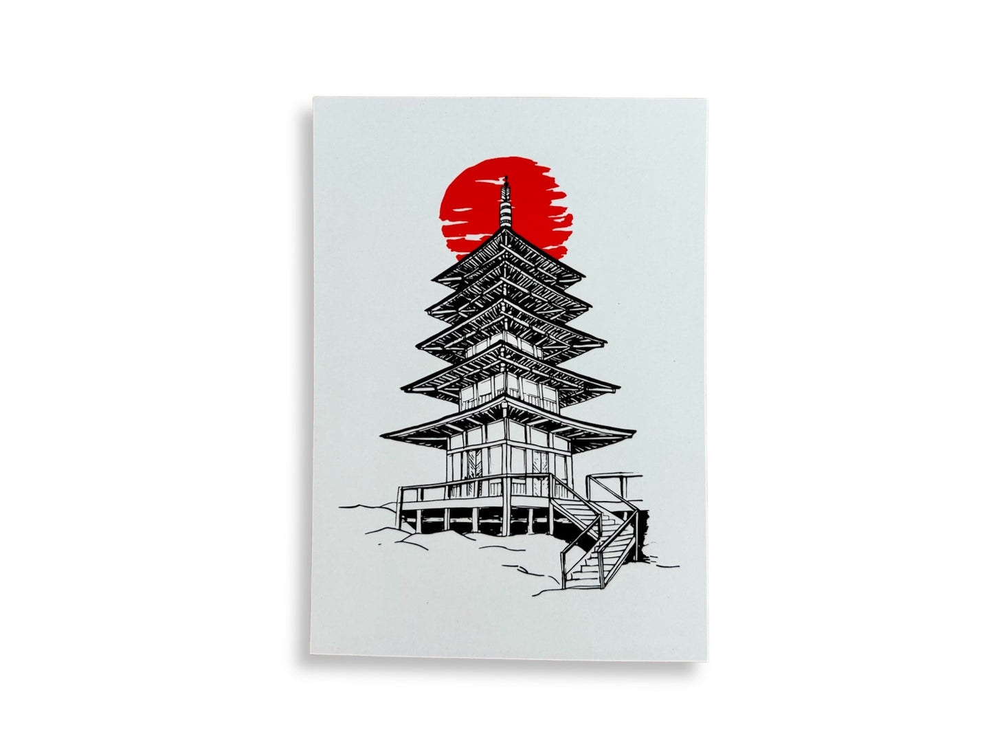 Postcard "Pagoda" A6