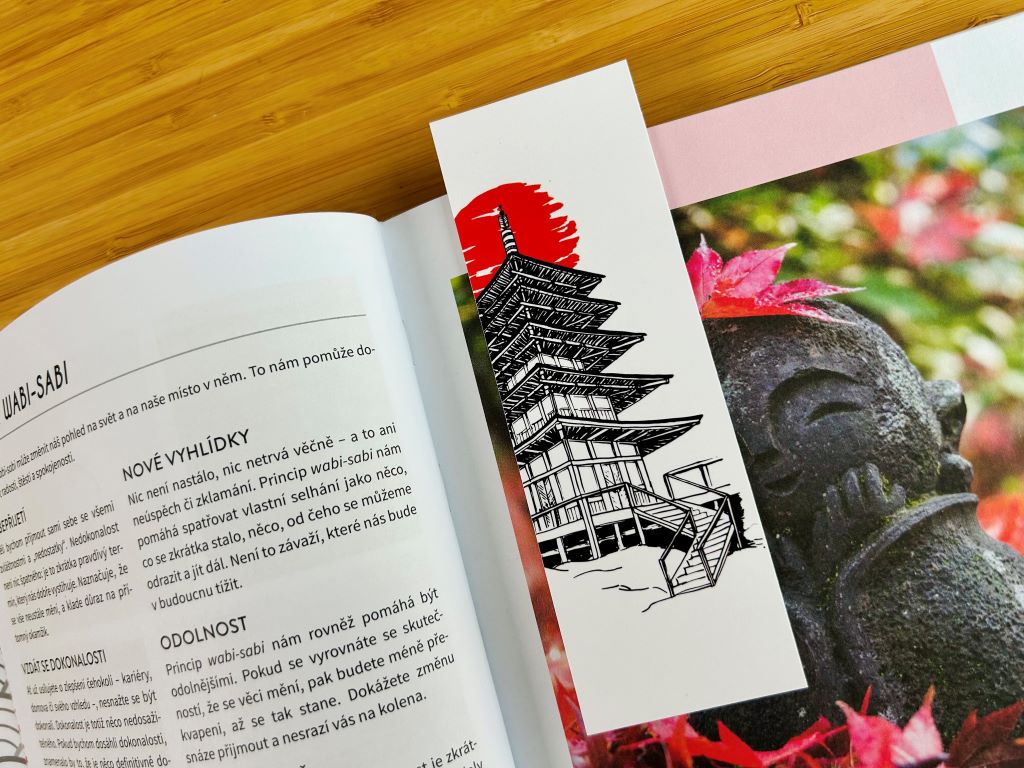 Bookmark for "Japanese Architecture" book 15 x 5 cm
