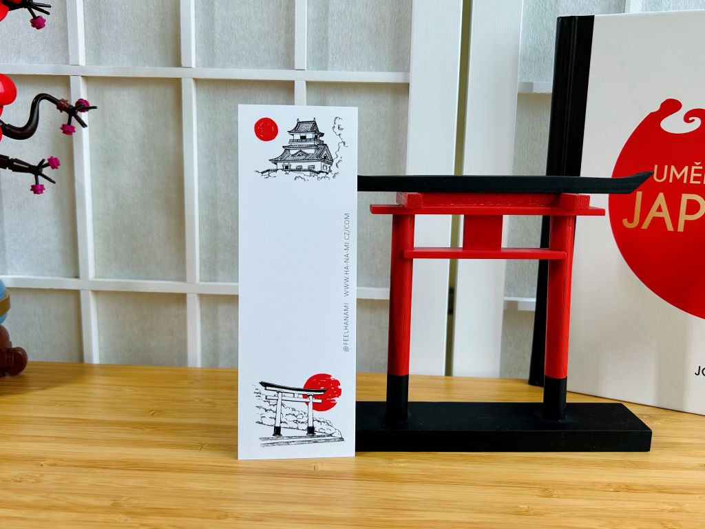 Bookmark for "Japanese Architecture" book 15 x 5 cm