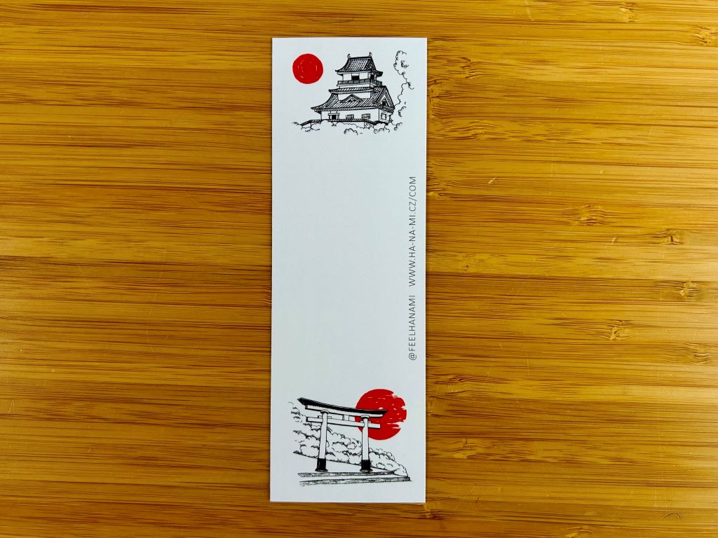 Bookmark for "Japanese Architecture" book 15 x 5 cm