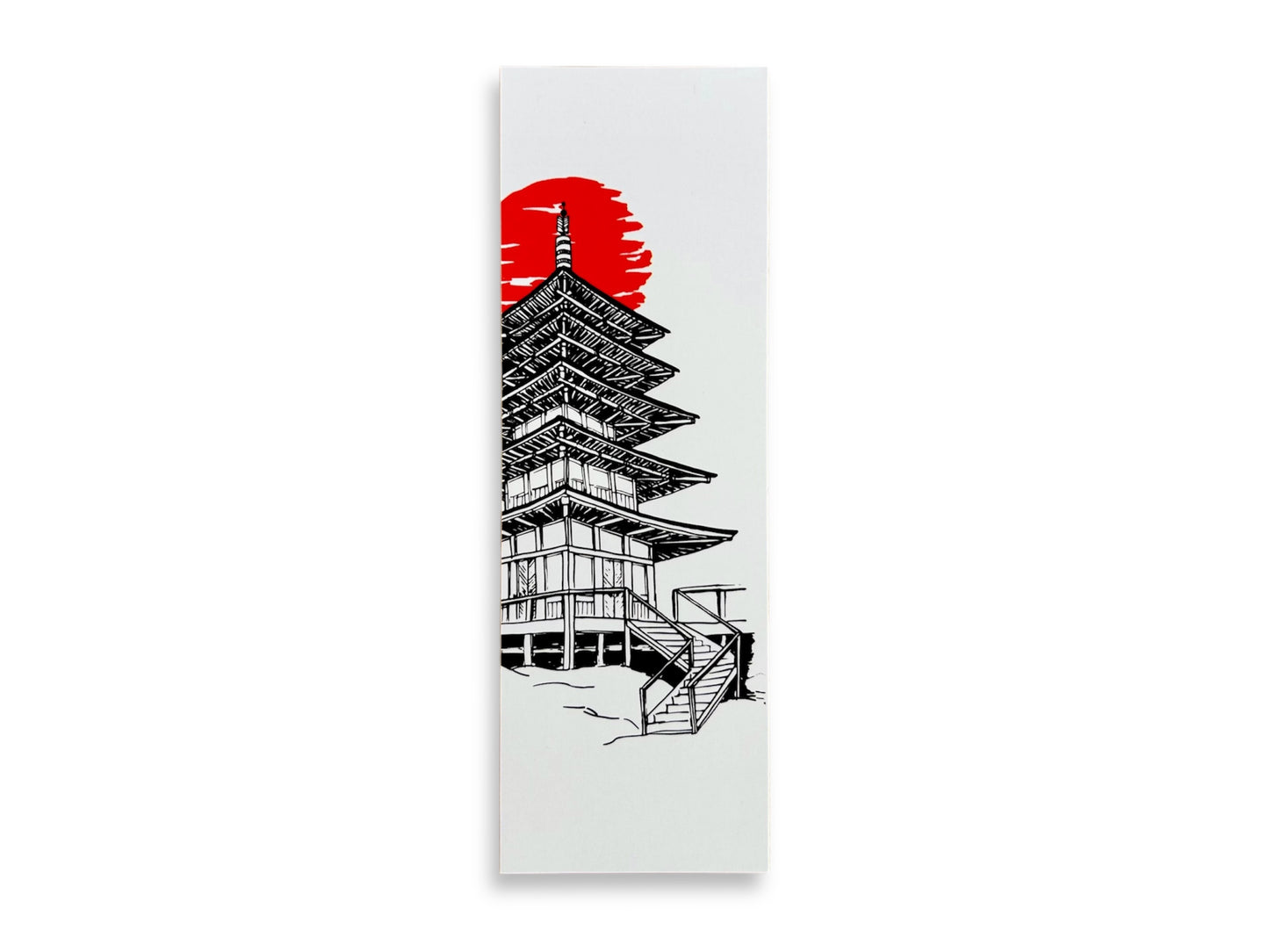 Bookmark for "Japanese Architecture" book 15 x 5 cm