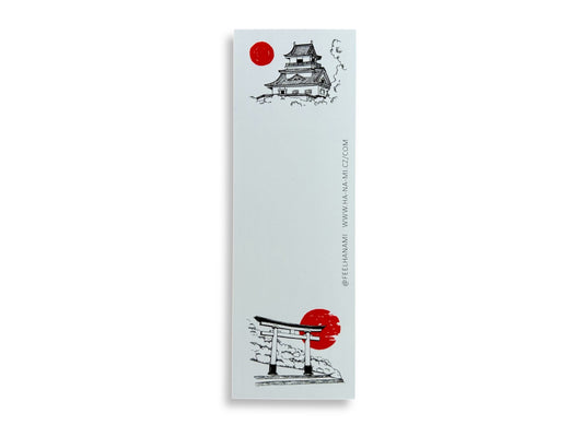 Bookmark for "Japanese Architecture" book 15 x 5 cm
