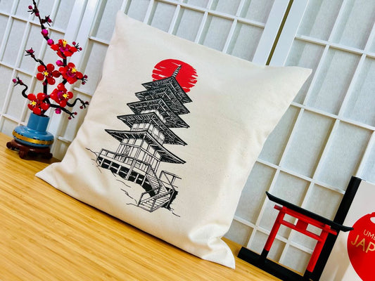 Pillowcase "Pagoda" 40x40 cm