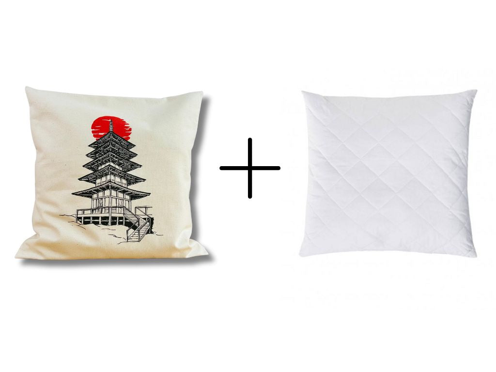Pillowcase "Pagoda" 40x40 cm