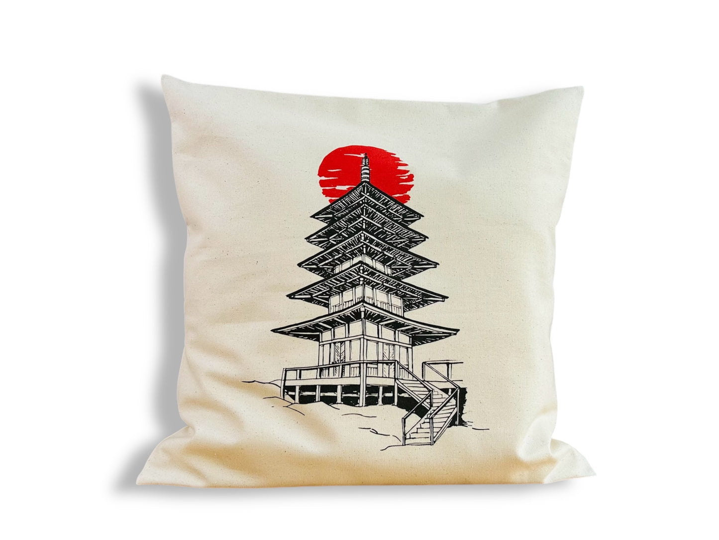 Pillowcase "Pagoda" 40x40 cm