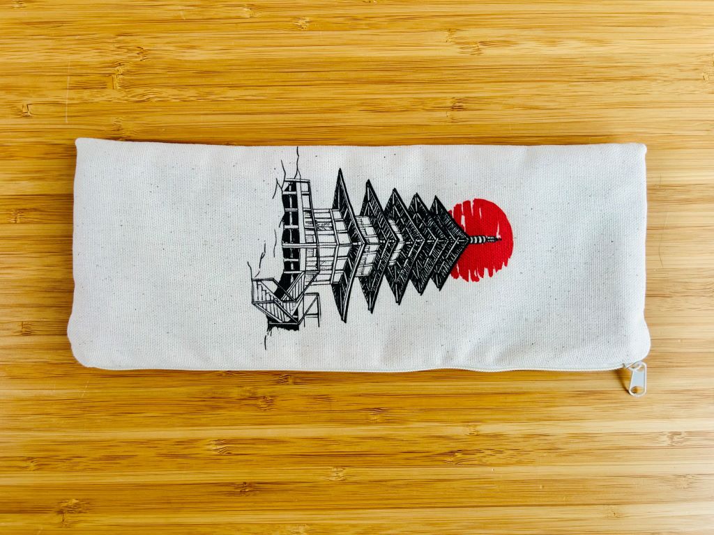 "Pagoda" pencil case