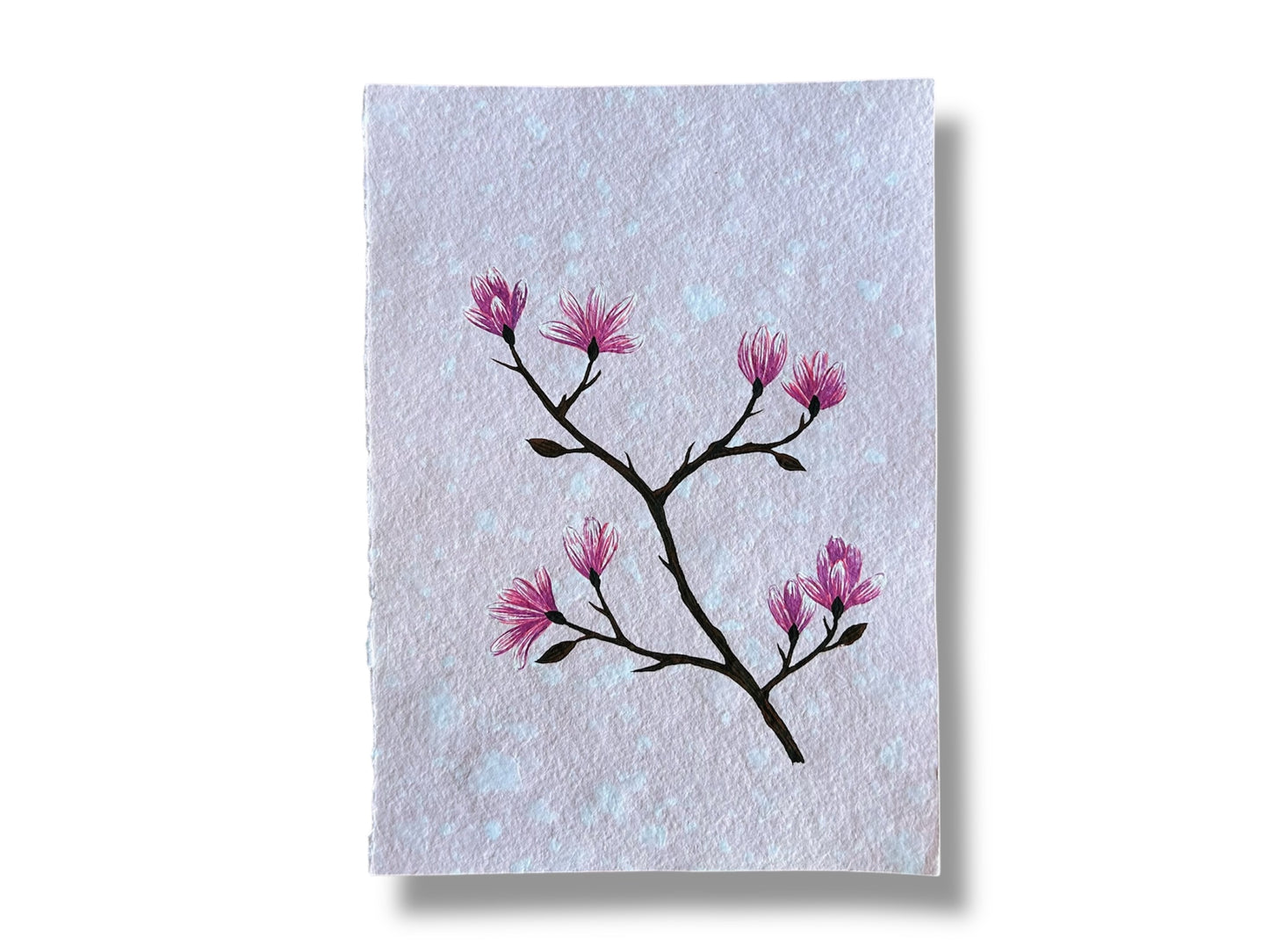 Picture "Scent of a Spring Dream" for framing, original on handmade A5 paper