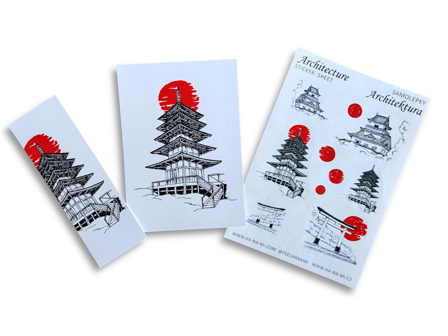 "Japanese Architecture" gift package paper