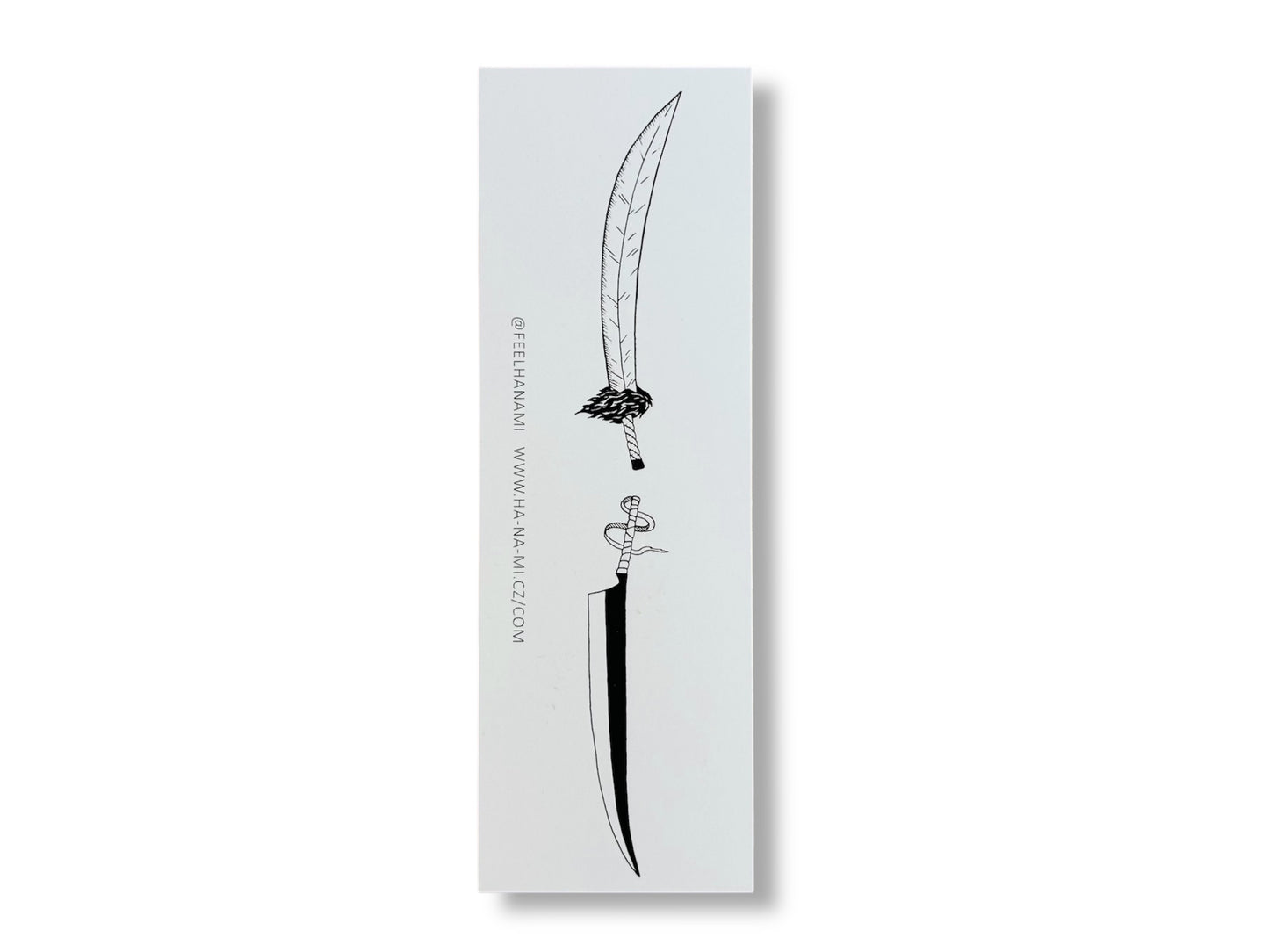 Bookmark "Anime Swords" 15 x 5 cm